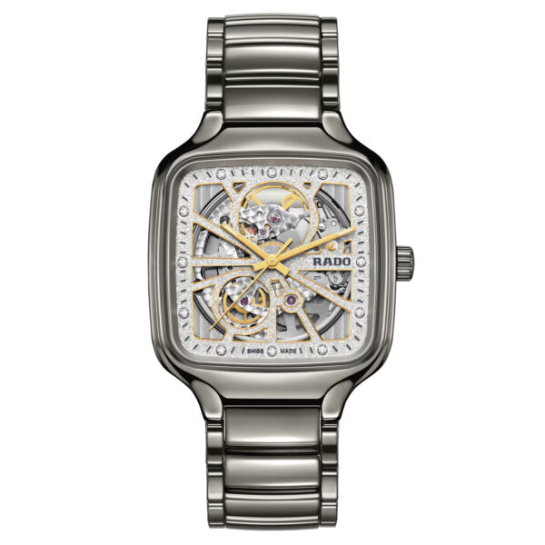 True Square Automatic Open Heart Sparkling