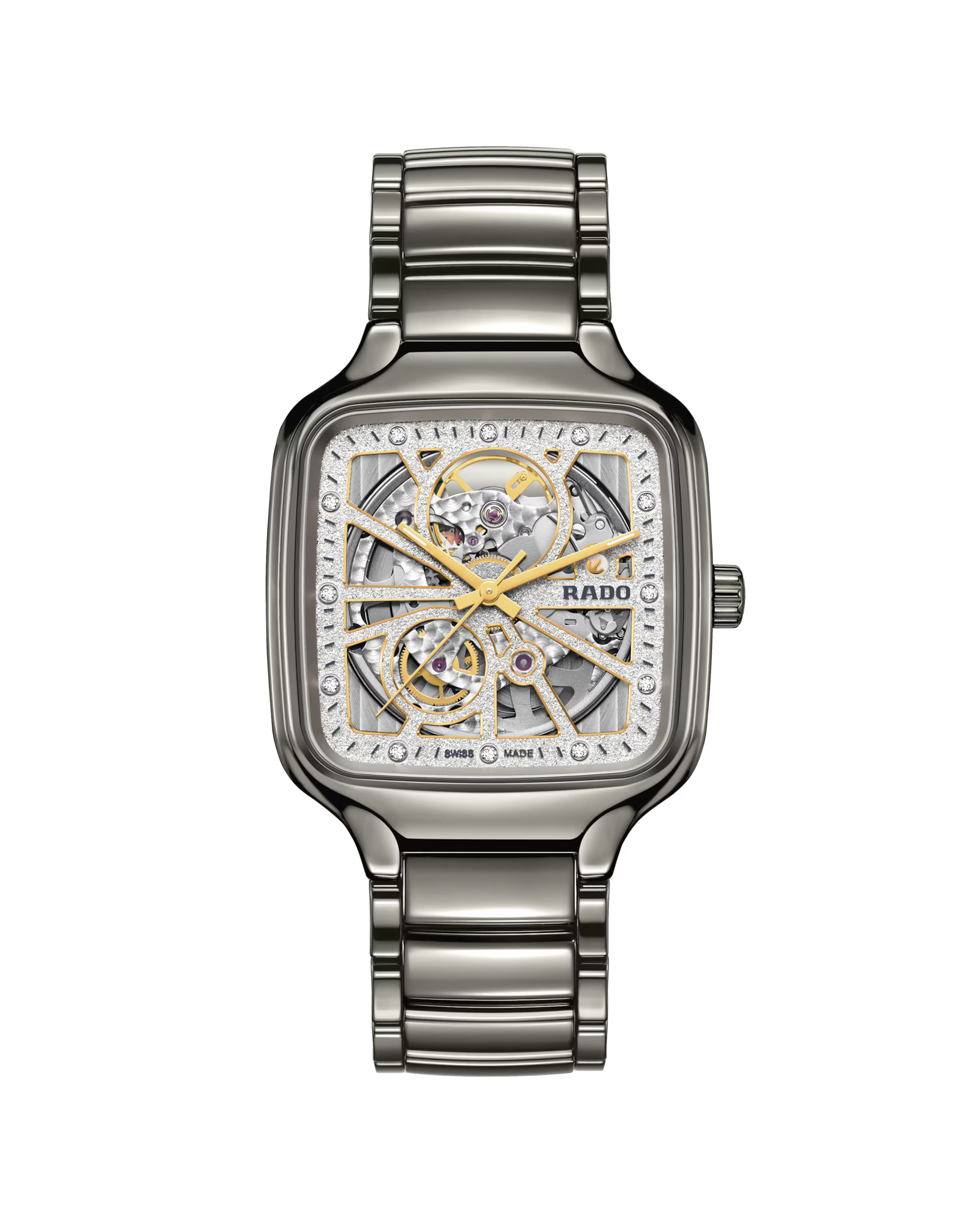 True Square Automatic Open Heart Sparkling